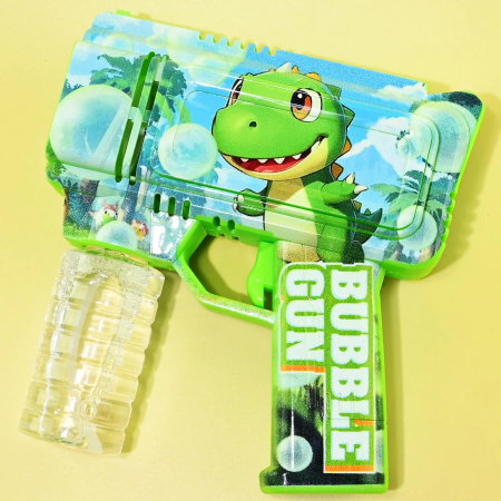 ARTICOLE COPII - Pistol Baloane Săpun Dino 14cm cu Lumini 55545 - ipb.ro