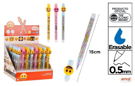 Pixuri cu radiera - PIX CU RADIERA IPB 0.5MM EMOJI EM24029