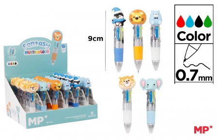 Instrumente pentru scris kids - PIX IPB 0.7MM FANTASY ANIMALE 4 CULORI PE354-03