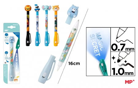 Instrumente pentru scris kids - PIX IPB CU GEL INVIZIBIL ANIMALE PE260-19