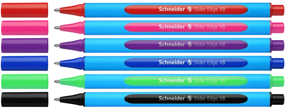 Set 6 Pixuri Schneider Slider Edge XB Diverse Culori PGE121 [1]