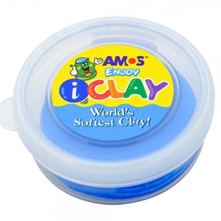 ... nedefinit ... - Plastilina Amos 18g Albastru P187