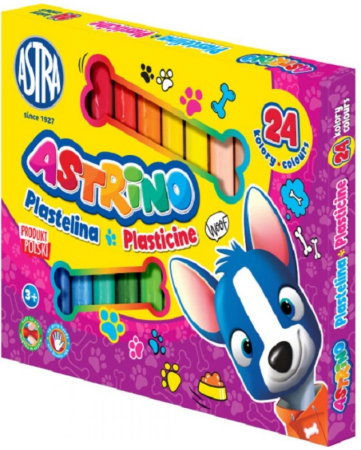 Plastilina, Planseta plastilina - Plastilină Astra 24 Culori AS303221004