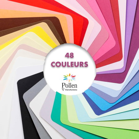 Set 20 Plicuri Pătrate Clairefontaine Albastru Lavandă 14x14 [2]
