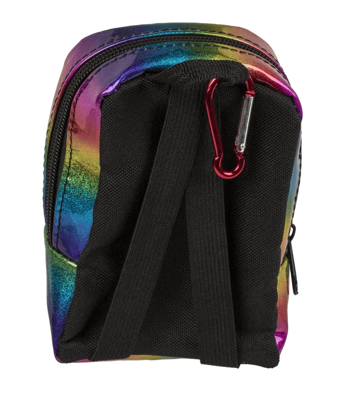 Portmoneu Mini Rucsac 11.5x14cm Culori Metalice [7]