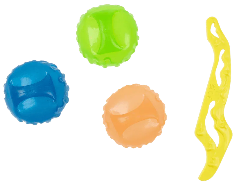 Jucarii - Set Praștie 16cm cu 3 Bile Fosforescente 59/2230 - ipb.ro