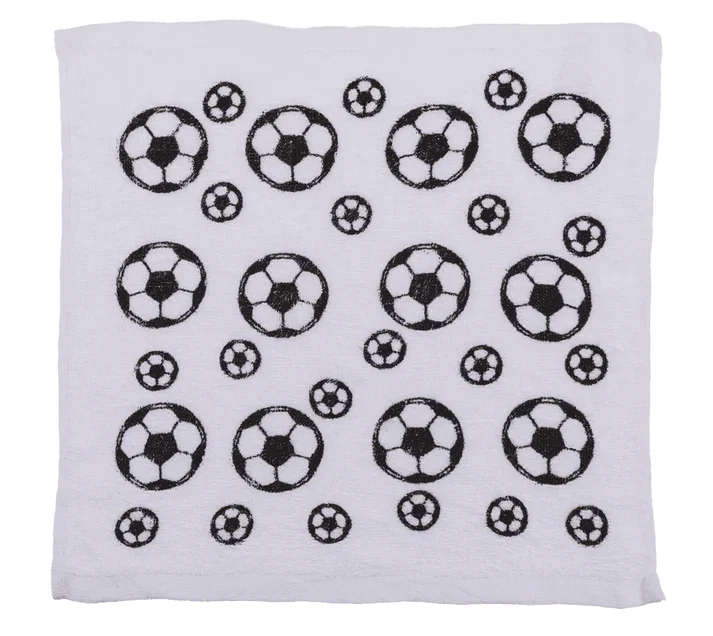Pahare, palete si sorturi pictura copii - Prosop Bumbac 30x30cm Minge Fotbal