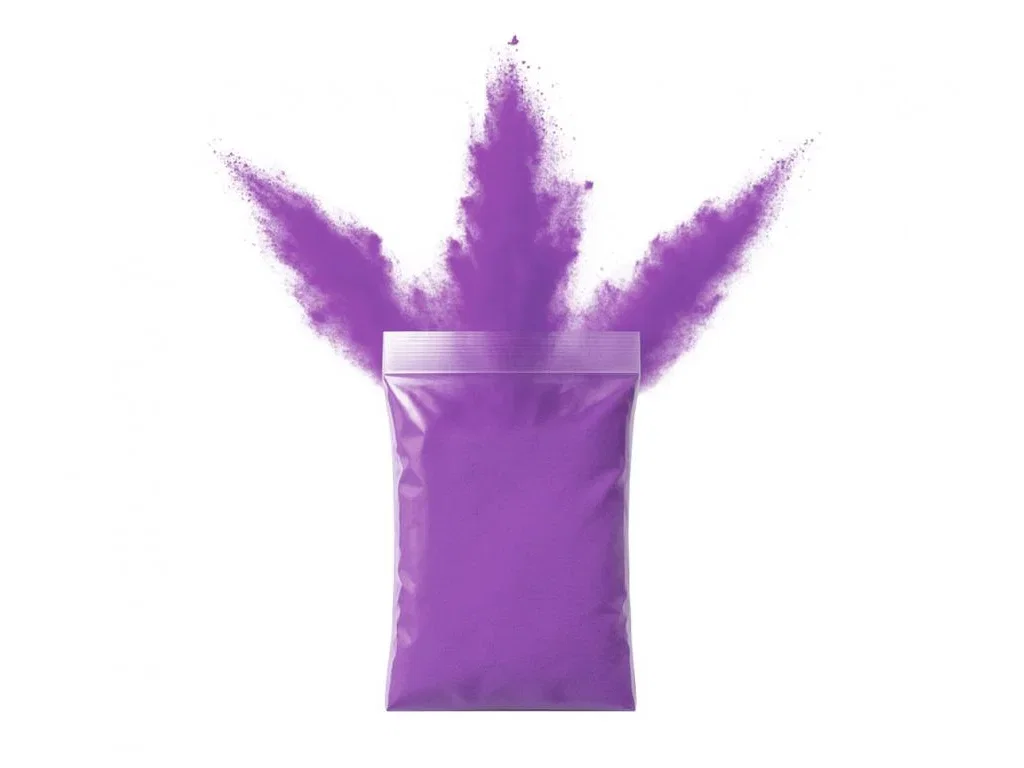Pictura pe fata - Pudră Holi Violet Festivalul Culorilor 70g GD-PHFI