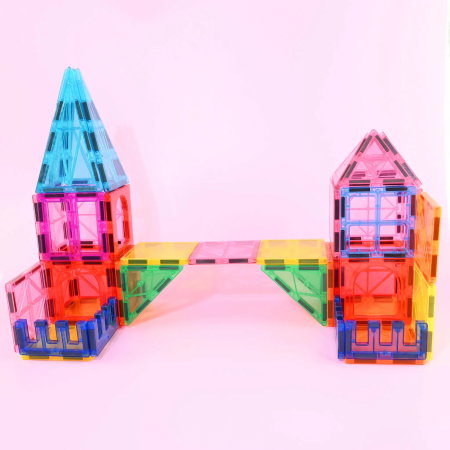 Puzzle Magnetic 19.5cm 102 Piese Constructii 28200 [1]