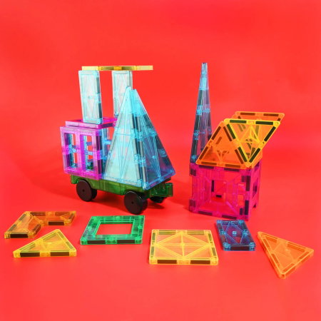 Puzzle Magnetic 19.5cm 102 Piese Constructii 28200 [2]