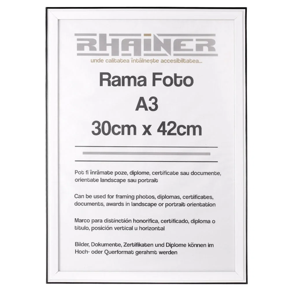 MIJLOACE DE PREZENTARE - Rama Foto A3 Barcelona Alb/Negru FP0941A319