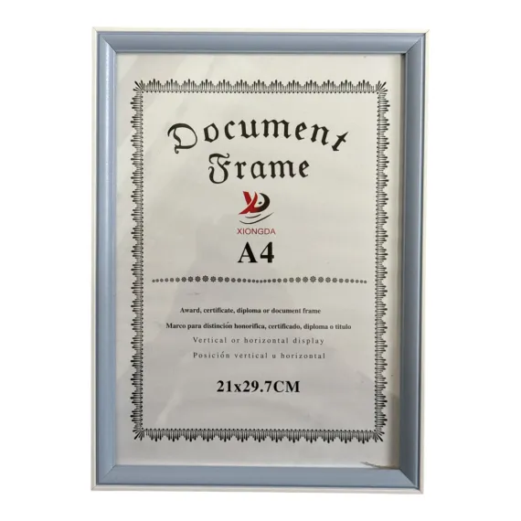 Rame Fotografie - RAMA FOTO A4 DIPLOMA BLEU 21*29.7CM  913-3