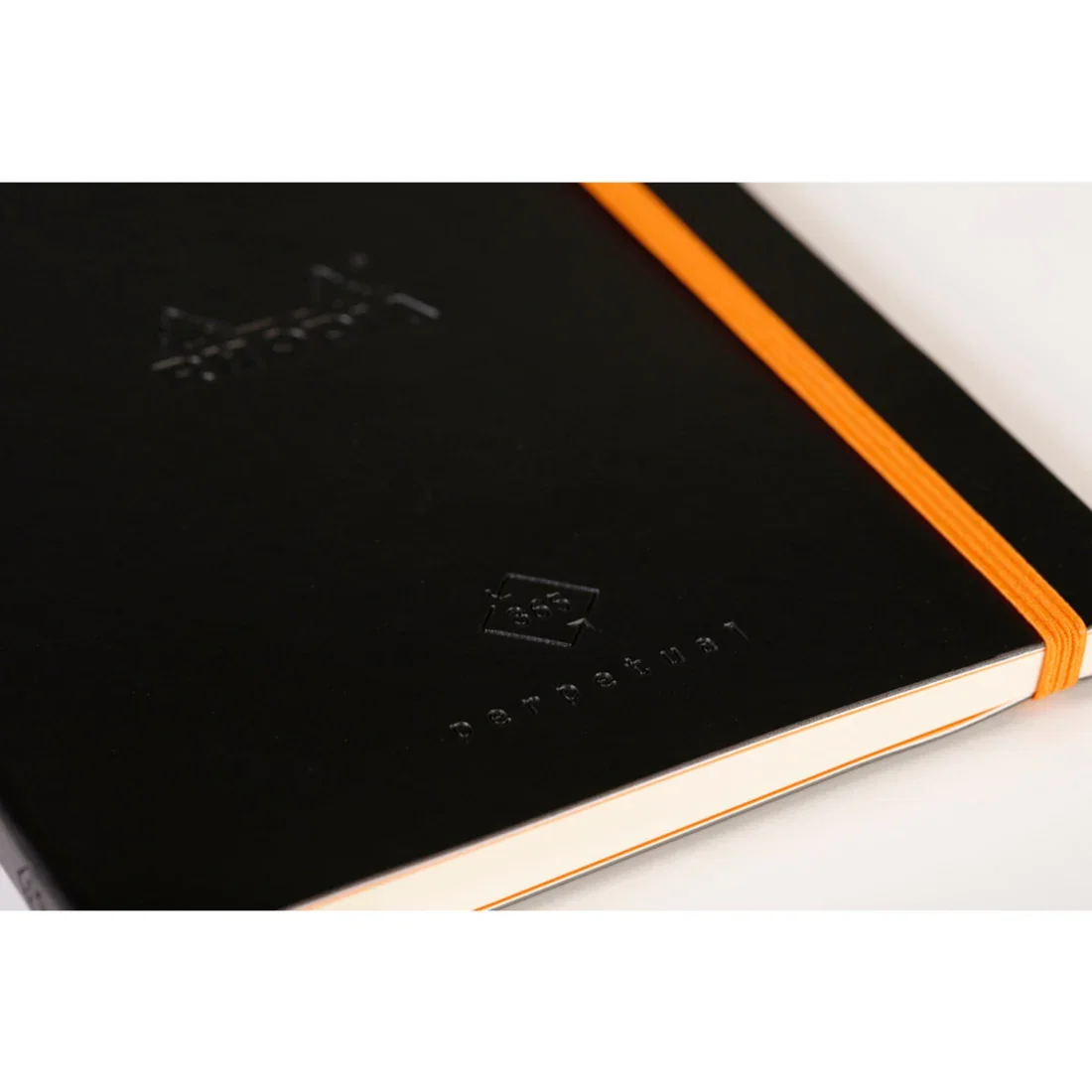 RH AGENDA A5 CU ELASTIC 64F SAPTAMANALA NEDATATA RHODIA PERPETUAL PIELE NEAGRA 117182C [5]