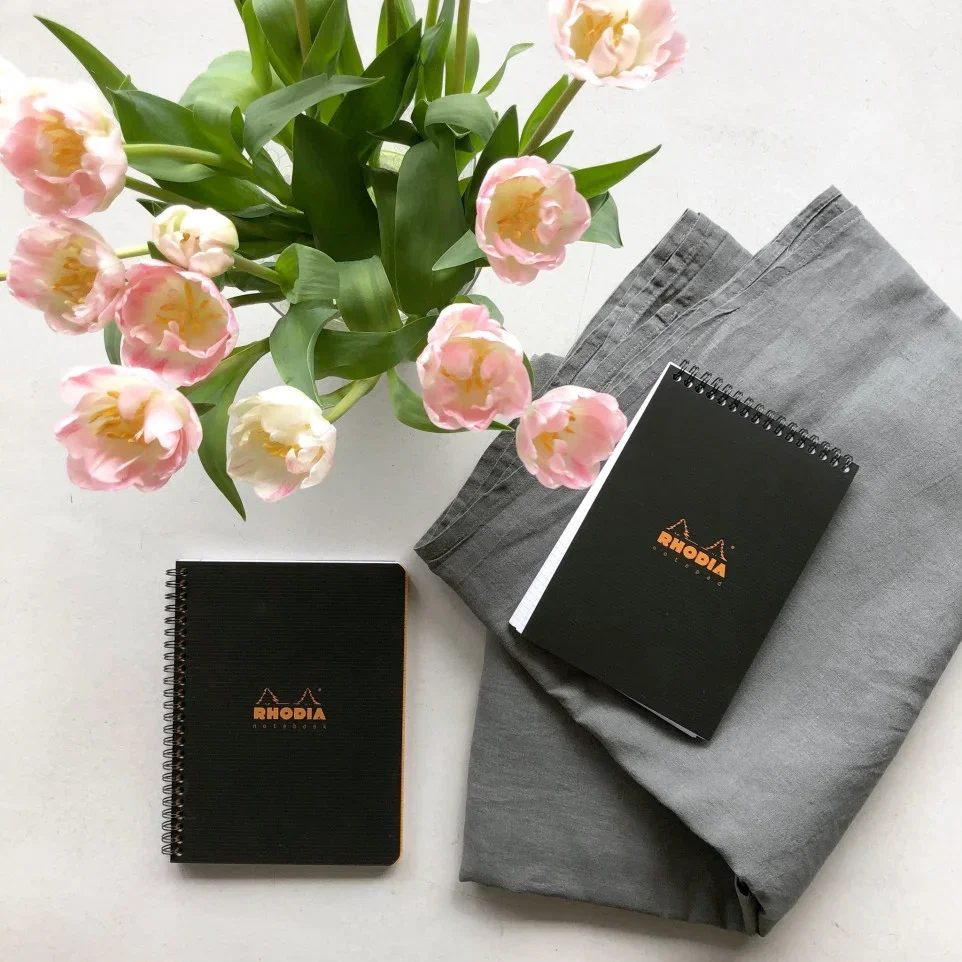 BLOC NOTES A5 SPIRA 80F AR BLACK RHODIA 16920C [6]