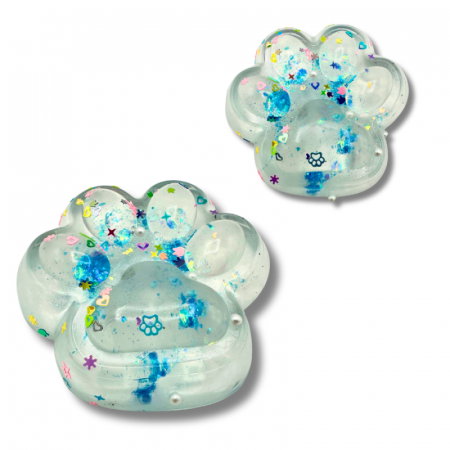 Squishy - ROB FIGURINA SQUISHY 10CM 130G LABUTA DE PISICA GLITTER 54953