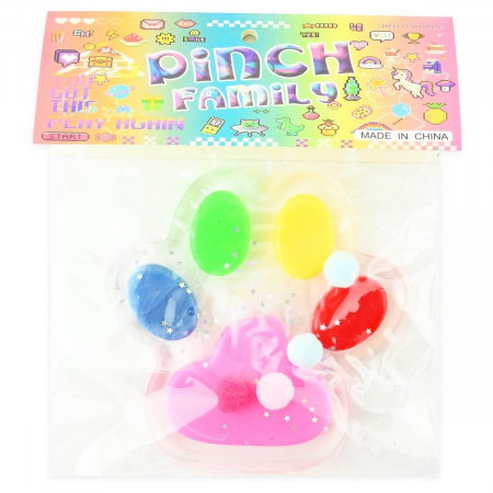 ROB FIGURINA SQUISHY 13.5CM 180G LABUTA DE PISICA GLITTER 54955 [2]