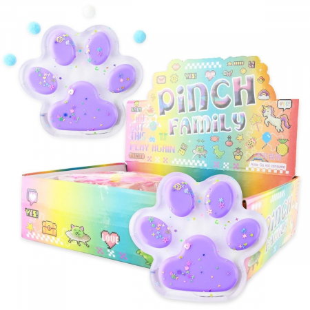 ROB FIGURINA SQUISHY 14CM 180G LABUTA DE PISICA GLITTER 54956 [0]