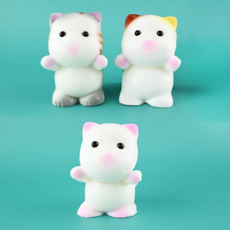 ROB FIGURINA SQUISHY ANTISTRESS 9CM 125G PISICUTA PUFOASA 54985 [0]