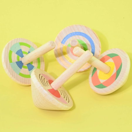 Jucarii - Jucărie Spinner Lemn 7cm (Titirez) 50681 - ipb.ro
