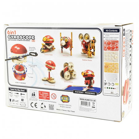 ROB KIT CONSTRUCTIE GIROSCOP STIINTIFIC 6 IN 1 134 PIESE 50867 [3]
