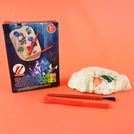 Jucarii - ROB MINI KIT EXCAVARE PIETRE PRETIOASE 7CM 27105
