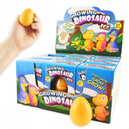 Jucarii - ROB OU DE JUCARIE CU DINOZAUR CARE ECLOZEAZA IN APA 6CM 49112