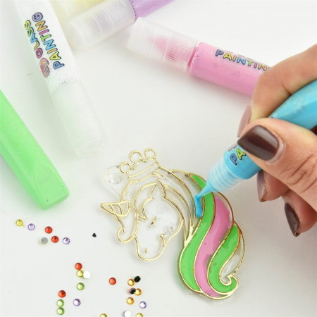 Seturi Creative pentru Copii - ROB SET CREATIV BIJUTERII 24.5CM PANDANTIV UNICORN 30229