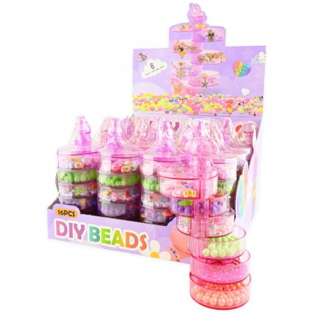 Seturi Creative pentru Copii - ROB SET CREATIV BIJUTERII BRATARI SI MARGELE 17CM 30273