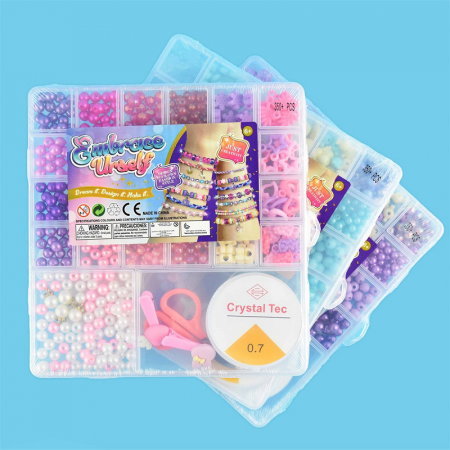 ROB SET CREATIV BIJUTERII BRATARI SI MARGELE 350 PCS 20CM 30235 [0]