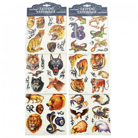 ROB TATUAJE TEMPORARE 6/SET ANIMALE 32472 [0]