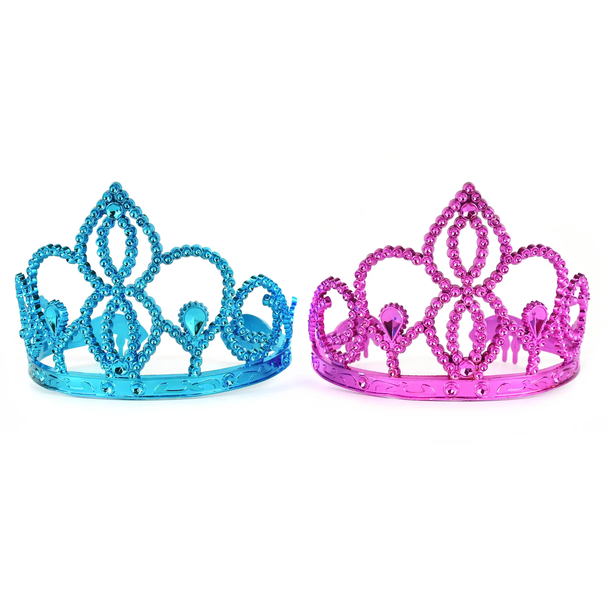 ARTICOLE COPII - Tiara Party 13cm cu Pietre Colorate 34091 - Asortat Non-Toxic