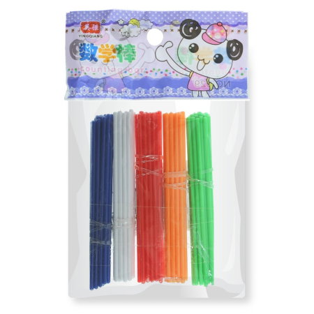 Socotitoare, Betisoare - BETISOARE SCOLARE PLASTIC 5 CULORI 100/SET  FL697/B1213 GB21027