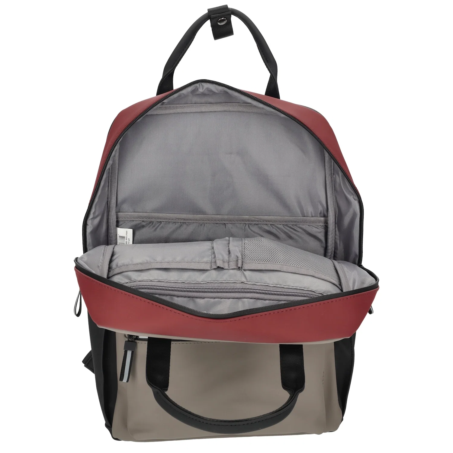 Rucsac Laptop 17 inch Enrico Benetti Bergen Taupe-Burgundy [2]