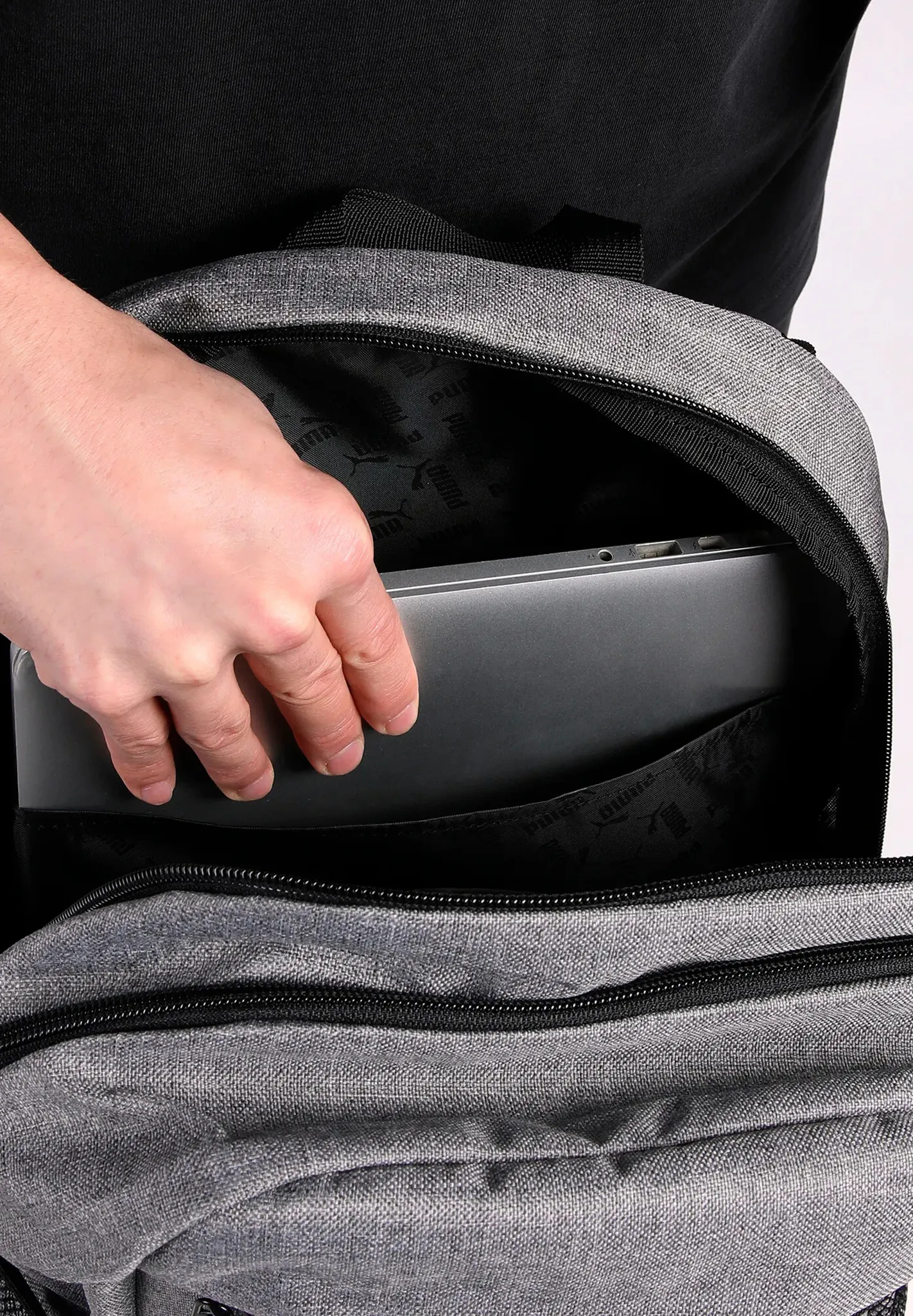 Rucsac Puma Buzz Heather Gri 28L - Compartiment Laptop [8]