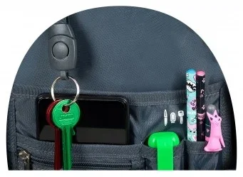 Rucsac școală St.Right Pastel Butterfly, ghiozdan tip rucsac impermeabil cu 4 compartimente, pentru gimnaziu, liceu, facultate și drumeții, disponibil pe IPB. [7]