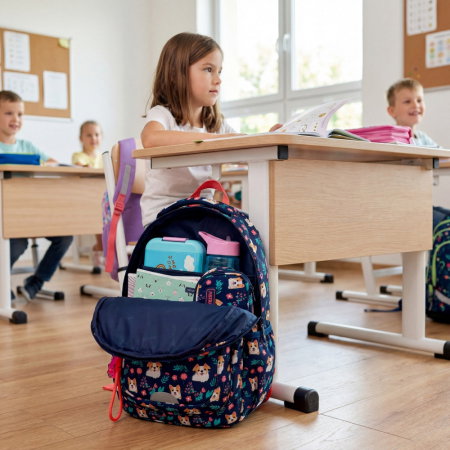 Rucsac Scolar 3 Compartimente Astrabag Dear Puppy AB330 [11]