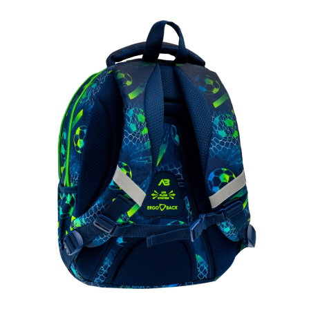 Rucsac Scolar 3 Compartimente Astrabag Football AB330 [2]