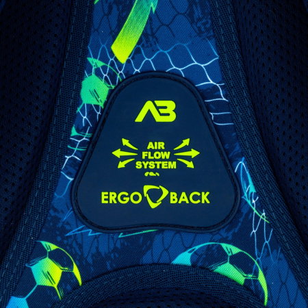 Rucsac Scolar 3 Compartimente Astrabag Football AB330 [12]