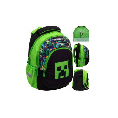 Rucsac Scolar 3 Compartimente Astrabag Minecraft AB330 [1]