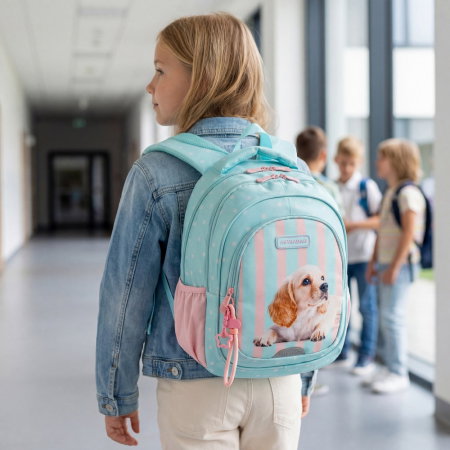 Rucsac Scolar 3 Compartimente Astrabag Puppy Line AB330 [6]