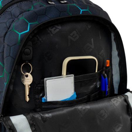 Rucsac Scolar 3 Compartimente Green Element AB200 [9]