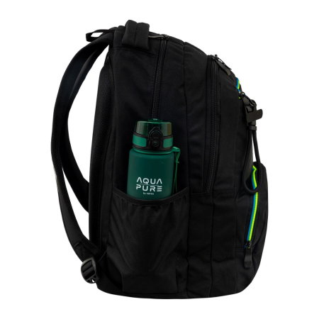 Rucsac Scolar 3 Compartimente Head Black Green Blue AB200 [1]