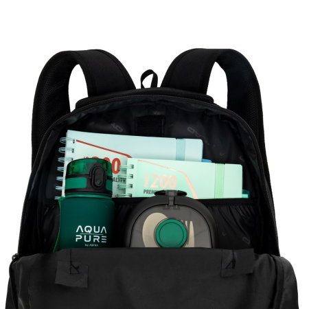 Rucsac Scolar 3 Compartimente Head Black Green Blue AB200 [8]