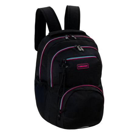 RECHIZITE SCOLARE IPB - Rucsac Scolar 3 Compartimente Head Black Pink Mint AB200