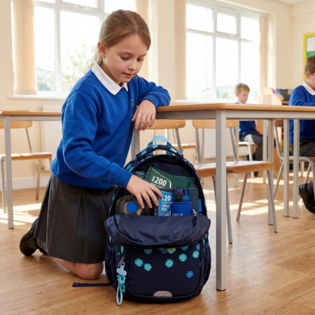 Rucsac Scolar 3 Compartimente Head Forget-Me-Not AY300 [4]