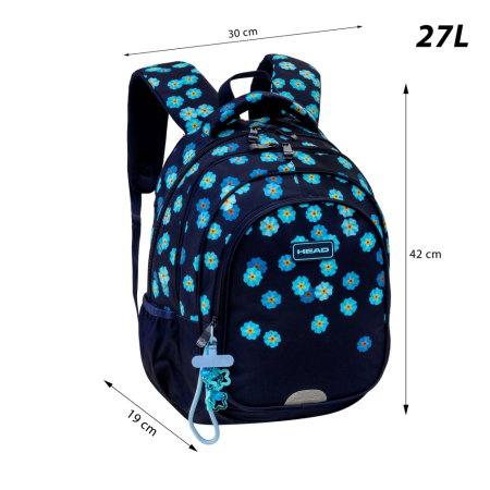 Rucsac Scolar 3 Compartimente Head Forget-Me-Not AY300 [2]