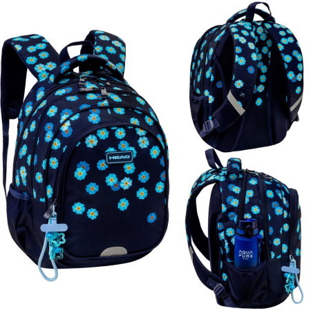 Rucsac Scolar 3 Compartimente Head Forget-Me-Not AY300 [3]