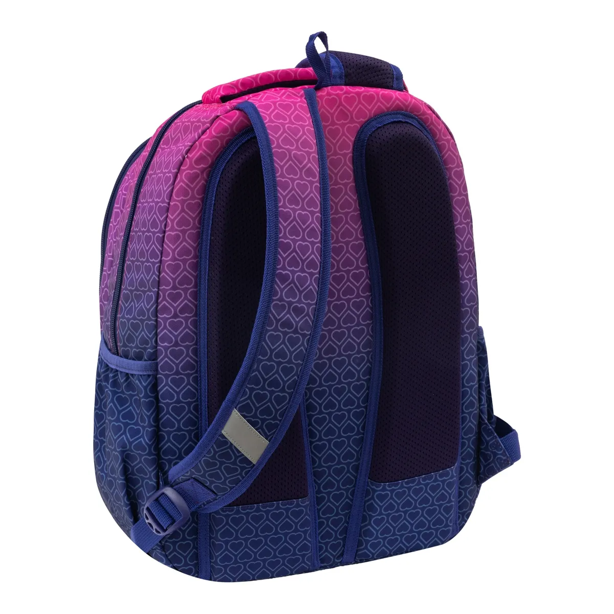 Rucsac Școlar 3 Compartimente ABAG Hexagon PinkOmbre AB200 [4]