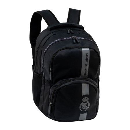 RECHIZITE SCOLARE IPB - Rucsac Scolar 3 Compartimente Real Madrid Black AB200