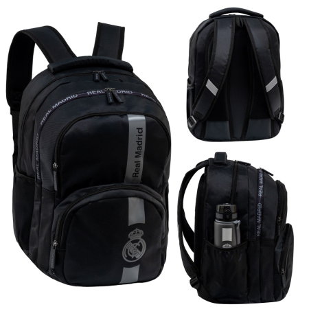 Rucsac Scolar 3 Compartimente Real Madrid Black AB200 [6]
